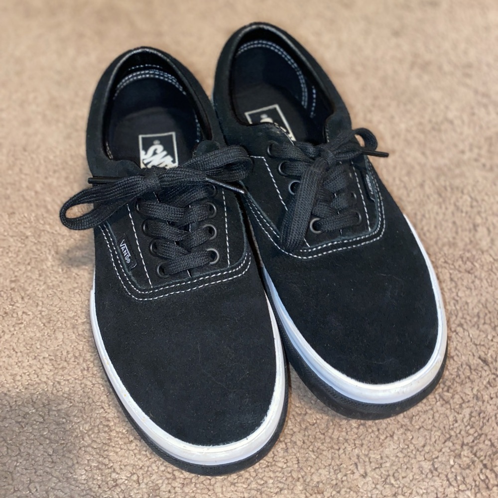 Vans ERA Stacked Platform Black & White Suede